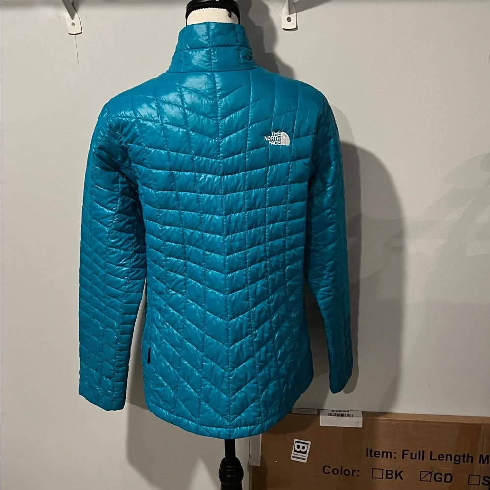 NWOT The North Face Turquoise Quilted Jacket